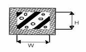 Rectangular w/ Sponge Core